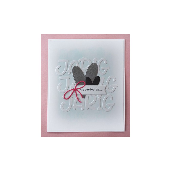 (KJ1728)Clear stamp Karin's Feestje