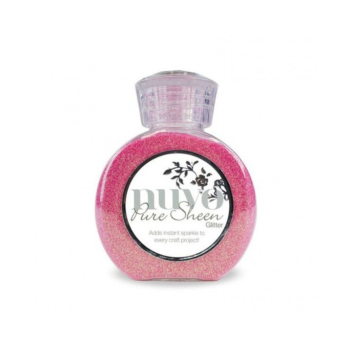 (711N)Tonic Studios Nuvo pure sheen glitter 100ml candy pink