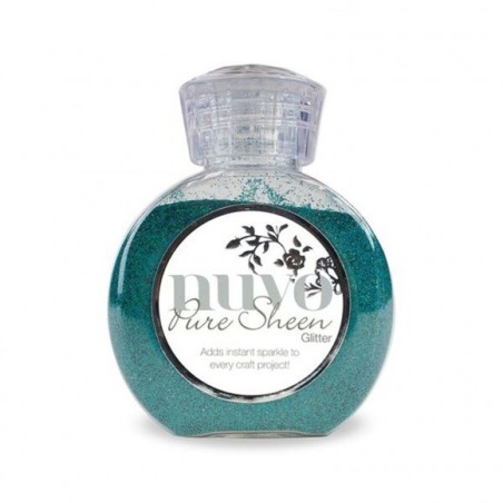 (712N)Tonic Studios Nuvo pure sheen glitter 100ml turquoise