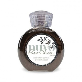 (715N)Tonic Studios Nuvo pure sheen glitter 100ml chocolate