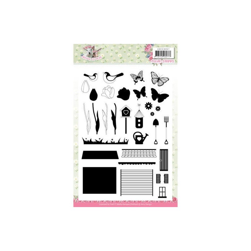 (ADCS10057)Clear Stamps - Amy Design - Spring is Here