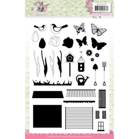 (ADCS10057)Clear Stamps - Amy Design - Spring is Here