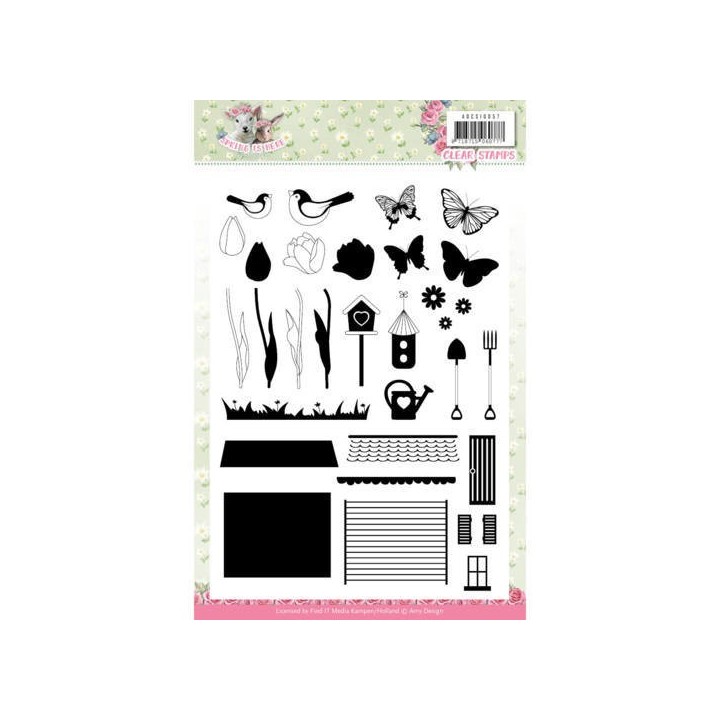 (ADCS10057)Clear Stamps - Amy Design - Spring is Here
