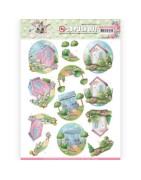 (SB10334)3D Pushout - Amy Design - Spring is Here - Garden Sheds
