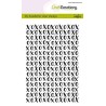 (1297)CraftEmotions clearstamps A6 - handletter XOXO achtergrond Carla Kamphuis