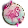 (PI014)Pink Ink Desings Flamingo