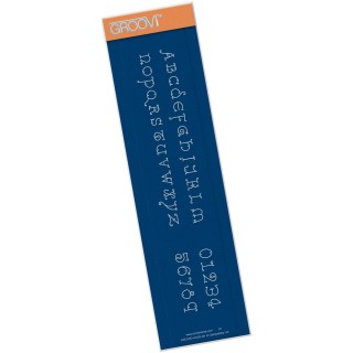(GRO-WO-41205-09)Groovi Border Plate KINGS LOWERCASE