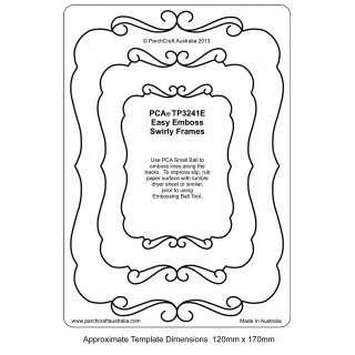 (TP3241E)EMBOSSING Easy Emboss Swirly Frames