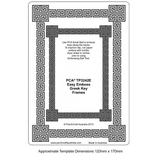 (TP3242E)EMBOSSING Easy Emboss Greek Key Frames