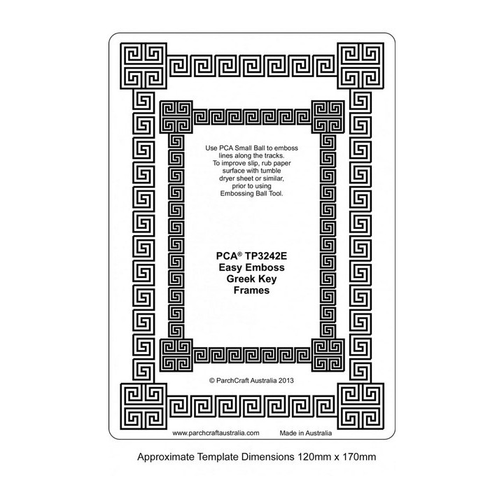 (TP3242E)EMBOSSING Easy Emboss Greek Key Frames