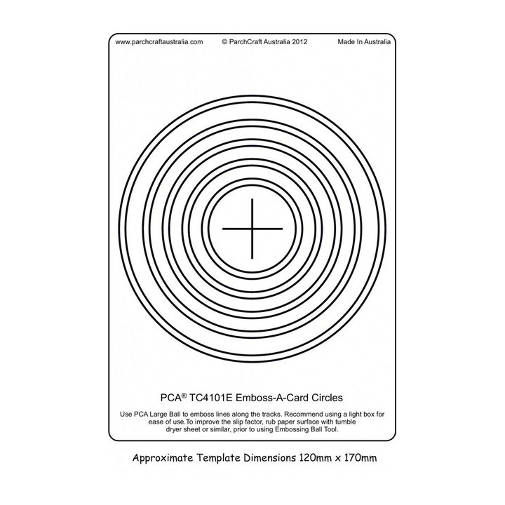 (PCA-TC4101E)Emboss-A-Card Circles