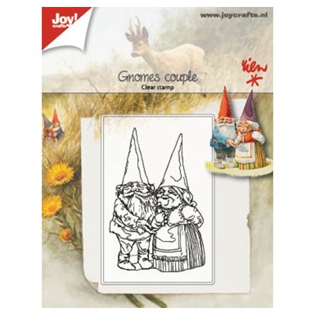 (6410/0509)Clear stamp Gnomes couple
