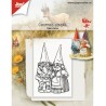(6410/0509)Clear stamp Gnomes couple