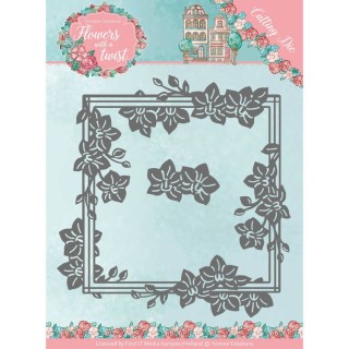 (YCD10164)Dies - Yvonne Creations - Flowers with a Twist- Orchid Frame