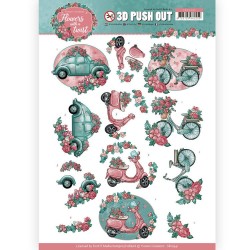 (SB10341)3D Pushout - Yvonne Creations - Flowers with a Twist - Flower Transport