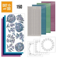 (DODO150)Dot and Do 150 Birds in Purple