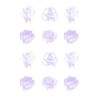 Pergamano vellum roses de couleur lilas (62549)