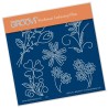 (GRO-AN-40945-01)Groovi® Baby plate A6 TINA'S FLOWER FUN