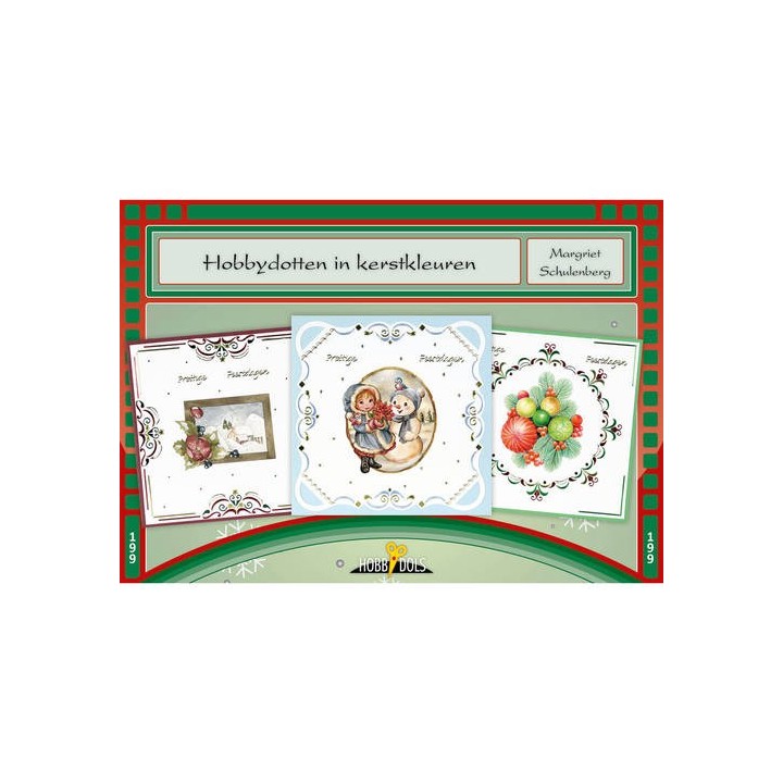 (HD199)Hobbydols 199 - Hobbydotten in kerstkleuren