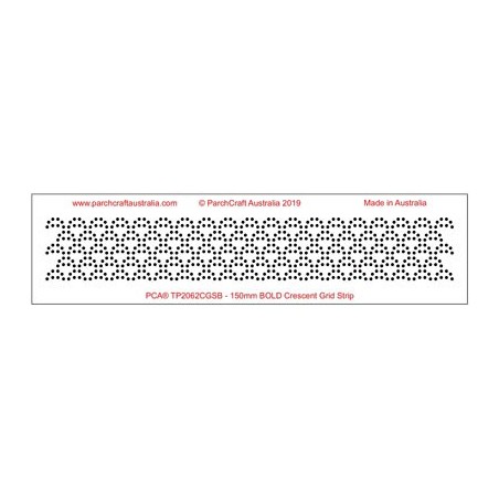 (TP8062CGSB)PCA® - BOLD Crescent Grid Strip