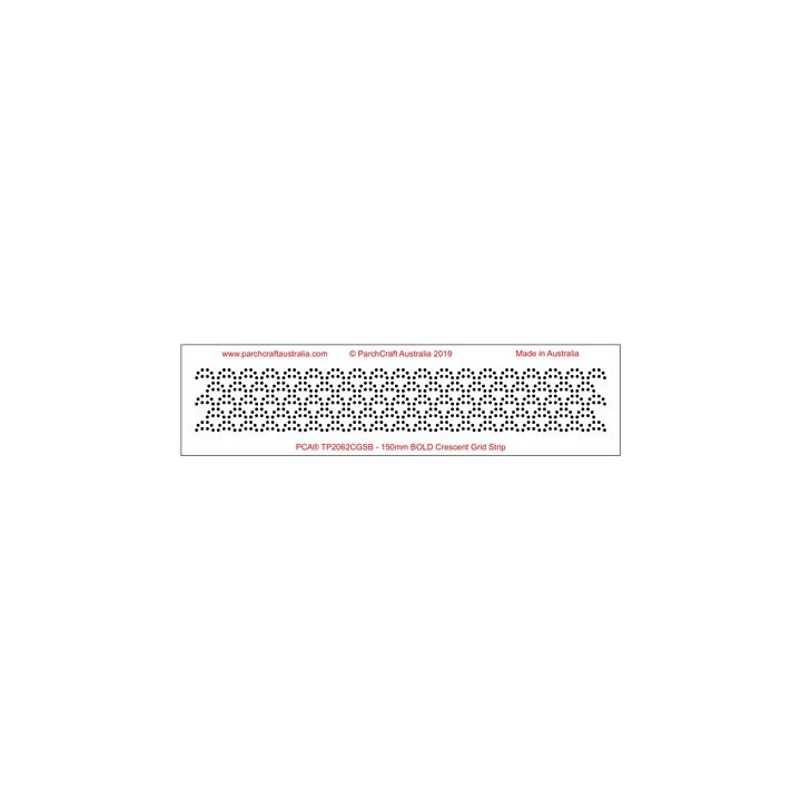 (TP8062CGSB)PCA® - BOLD Crescent Grid Strip