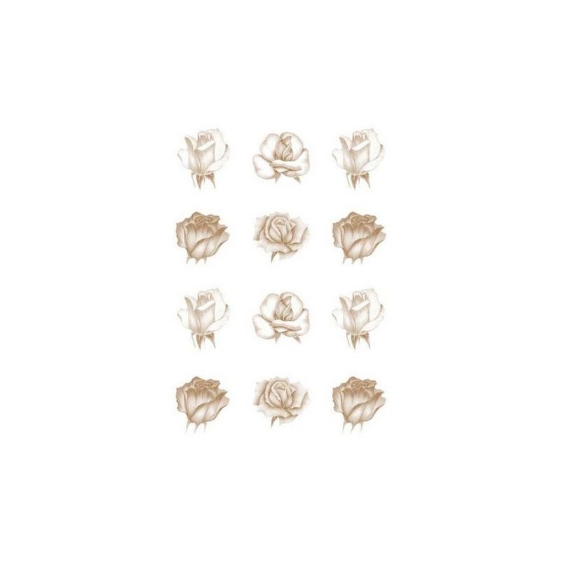 Pergamano vellum roses copper (62550)