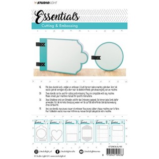 (STENCILSL165)Studio Light Cutting and Embossing 3D Layered Dies nr. 165