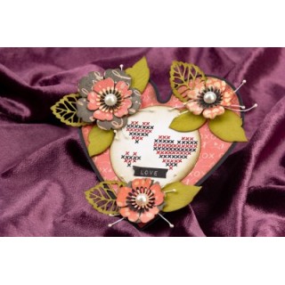 (STENCILSL166)Studio Light Cutting and Embossing 3D Layered Dies nr. 166