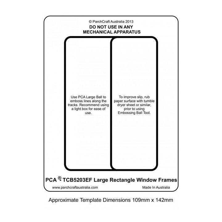 (PCA-TCB5203E)WINDOW FRAMES - Large Rectangles