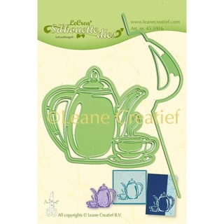 (45.5916)Lea'bilitie Cutting/Embossing Patch die Nested Coffee Time silhouette