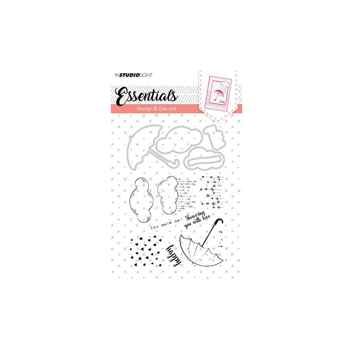 (BASICSDC21)Studio light Stamp & Die Cut Essentials nr.21