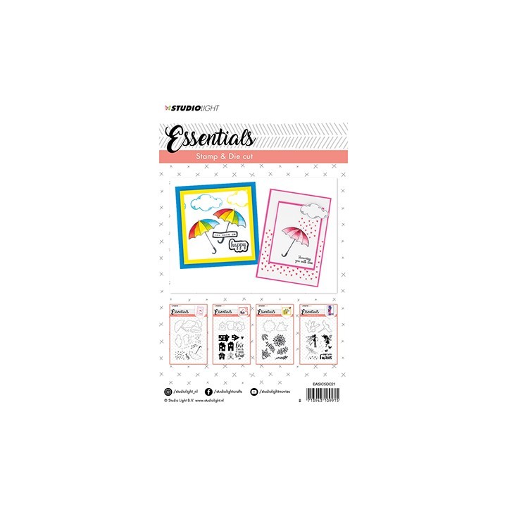 (BASICSDC21)Studio light Stamp & Die Cut Essentials nr.21