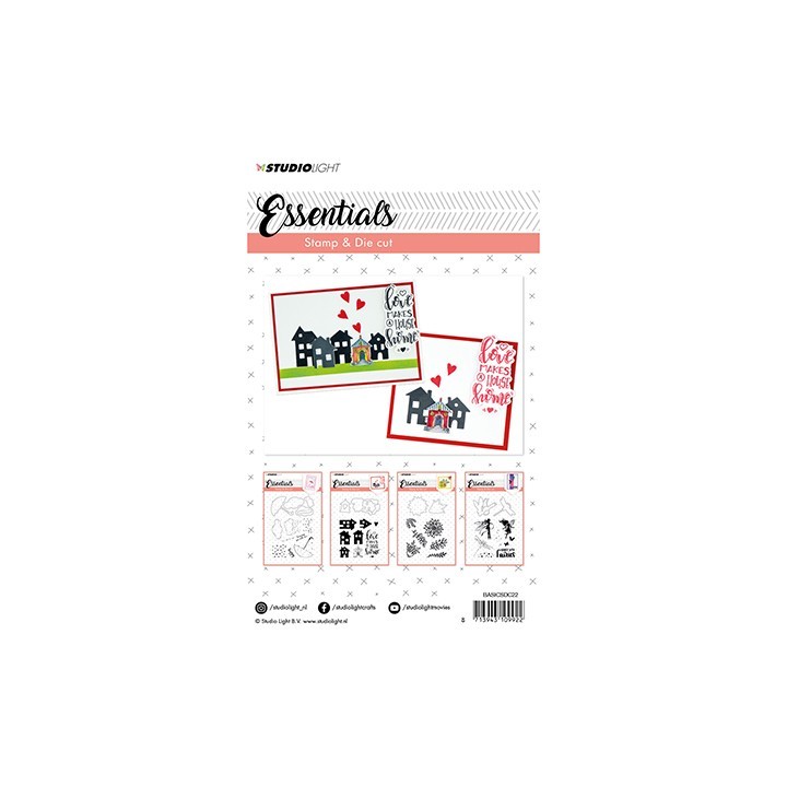 (BASICSDC22)Studio light Stamp & Die Cut Essentials nr.22