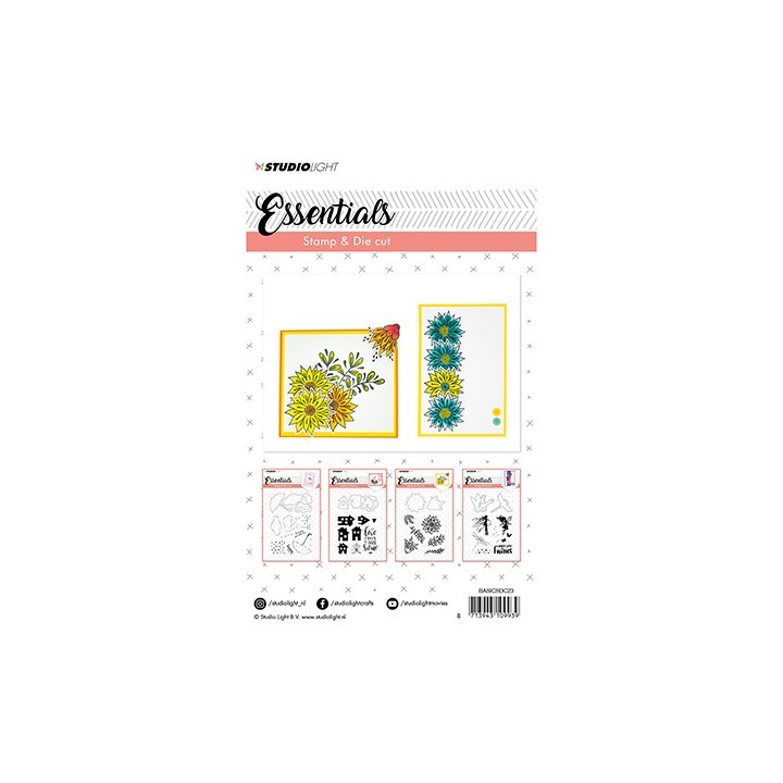 (BASICSDC23)Studio light Stamp & Die Cut Essentials nr.23