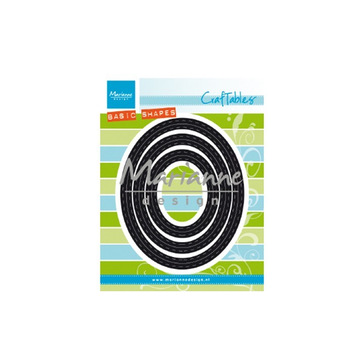 (CR1467)Craftables Basic passe-partouts Ovals