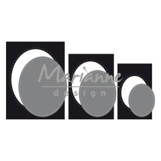 (CR1467)Craftables Basic passe-partouts Ovals