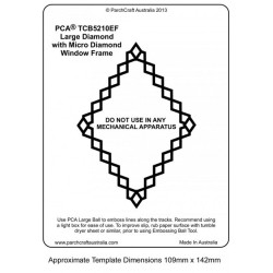 (PCA-TCB5210E)WINDOW FRAMES - Large Diamond with Micro Diamond Frame