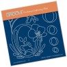 (GRO-FL-40258-01)Groovi® Baby plate A6 BARBARA'S FLORAL ALPHABET - O