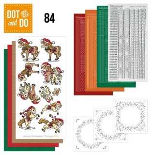 (DODO084)Dot and Do 84 - Yvonne Creations - Kerstpaarden