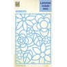 (LCDB001)Nellie's Layered combi dies Rectangle Flowers-2 Layer-A