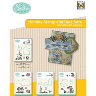 (HDCS001)Snellen Design Clearstamp +dies  - Boat