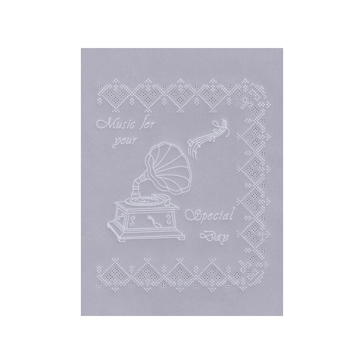 (TP3552E)PCA® - EasyEmboss Gramophone & Border