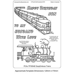 (TP3554E)PCA® - EasyEmboss Trains