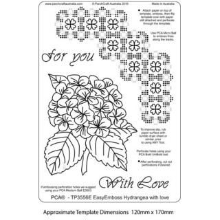 (TP3556E)PCA® - EasyEmboss Hydrangea With Love