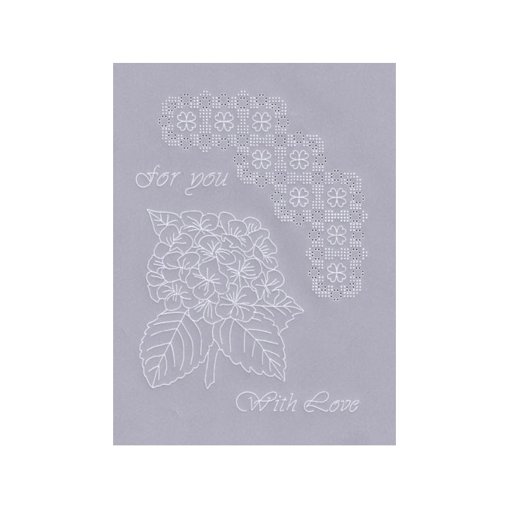 (TP3556E)PCA® - EasyEmboss Hydrangea With Love