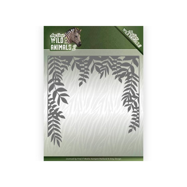 (ADD10172)Dies - Amy Design - Wild Animals 2 - Jungle Frame