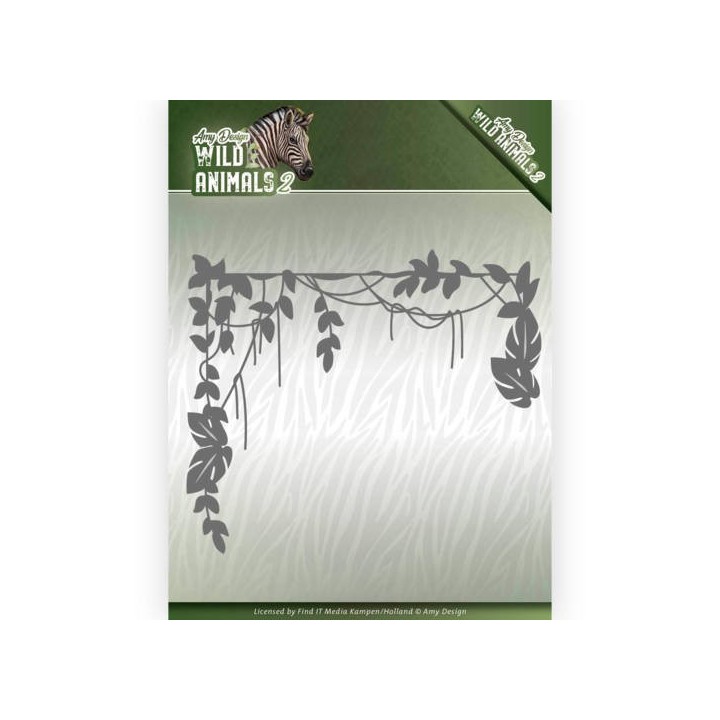 (ADD10173)Dies - Amy Design - Wild Animals 2 - Jungle Branch