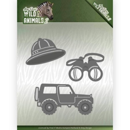 (ADD10176)Dies - Amy Design - Wild Animals 2 - On a Safari