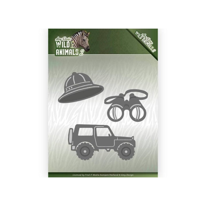 (ADD10176)Dies - Amy Design - Wild Animals 2 - On a Safari