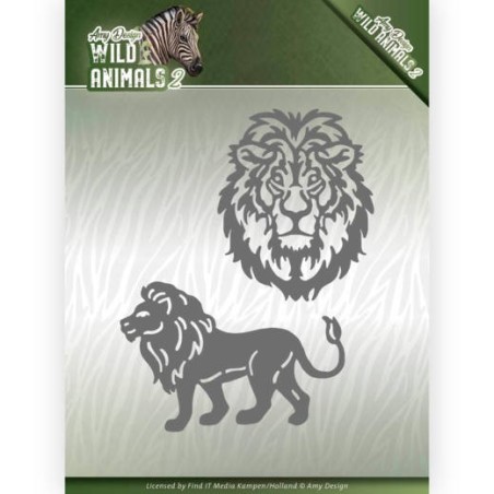 (ADD10177)Dies - Amy Design - Wild Animals 2 - Lion
